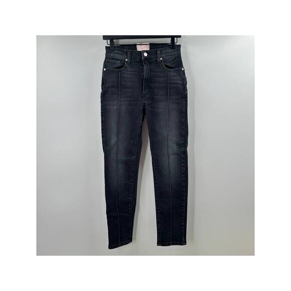 Revice Woman's Size 27 Washed Black Star Back Skinny Denim Jean - Picture 1 of 8